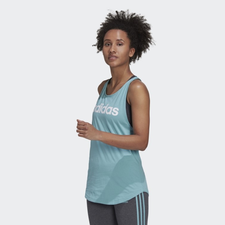 Débardeur à Logo Ample Adidas Mint Ton Essentials