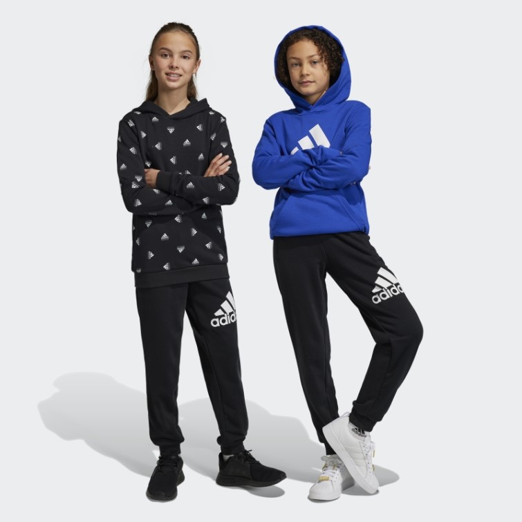 Adidas Essentials - Jogging Coupe Classique En Coton à Gros Logo - Noir