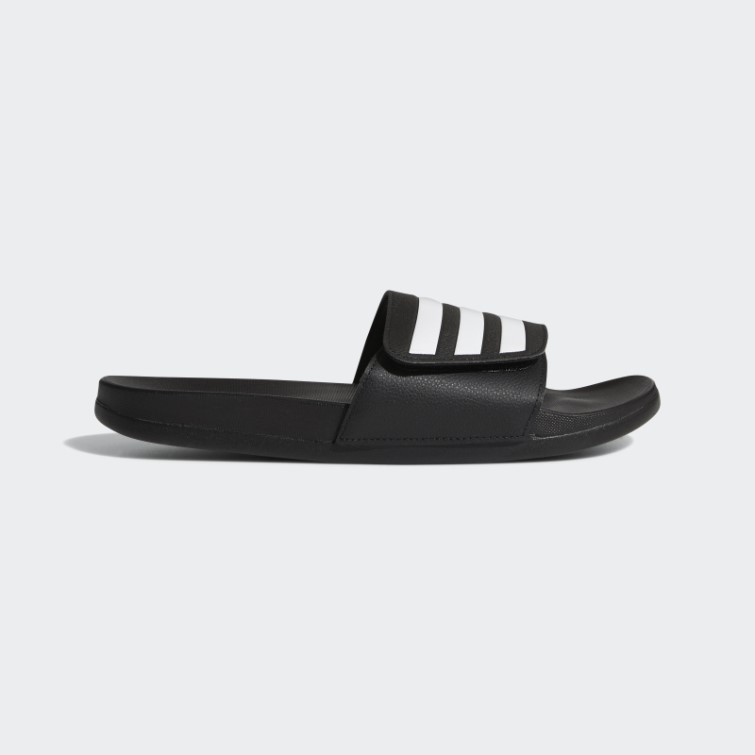 Adidas Adilette Confort Claquettes Ajustables Blanc