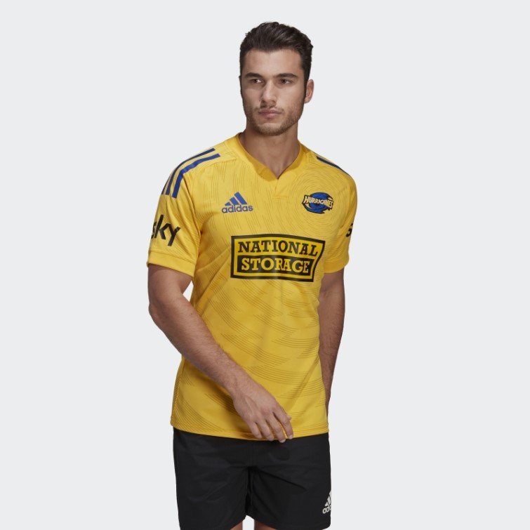 Maillot Domicile Adidas Hurricanes Rugby Replica Or