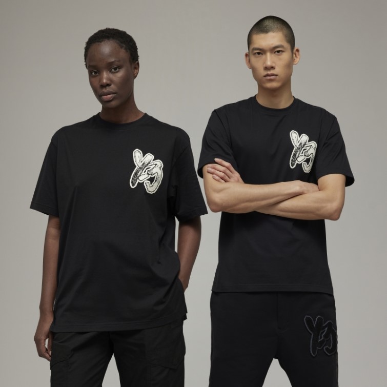 élégant T-shirt Graphique Adidas Y-3 Brush