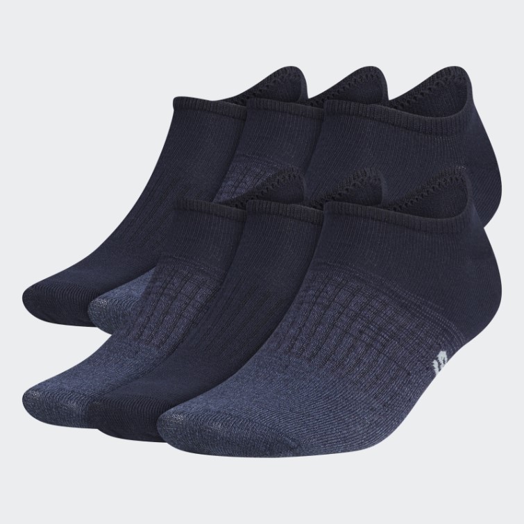 6 Paires De Chaussettes Invisibles écusson De Sport Superlite Bleu Marine Adidas
