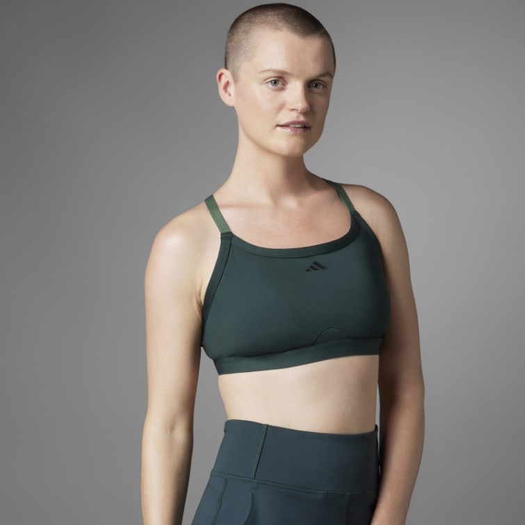 Soutien-gorge De Yoga à Maintien Léger Authentique Balance Adidas Vert