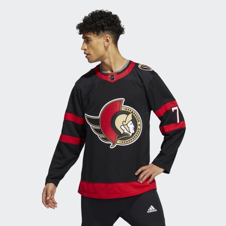 Maillot Des Sénateurs Brady Tkachuk Home Authentique Noir Adidas