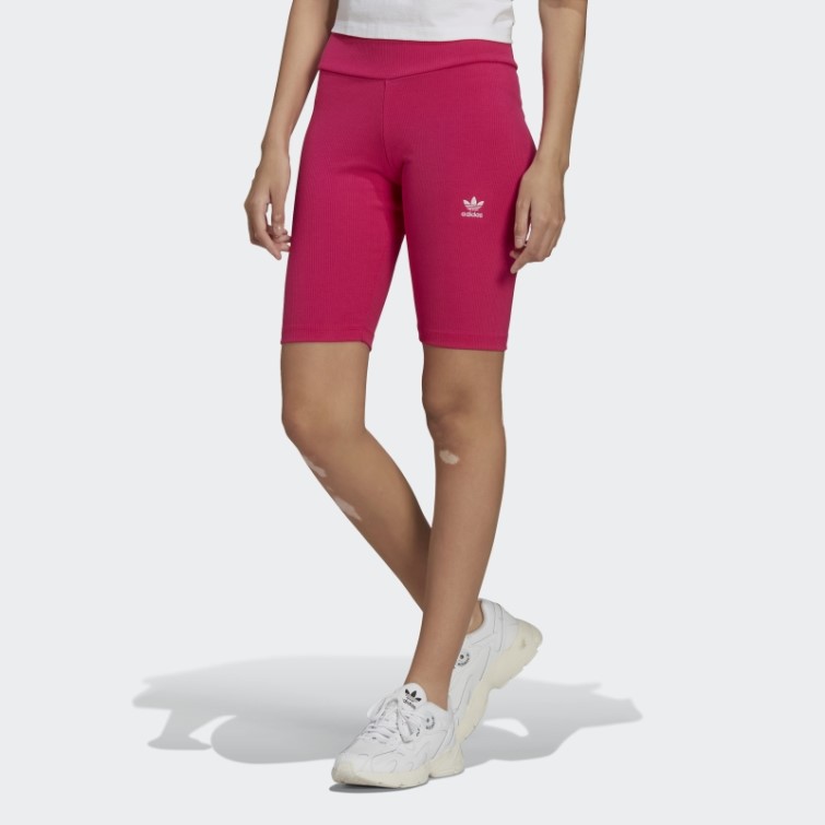 Collants Courts Adicolor Essentials Magenta Real Adidas
