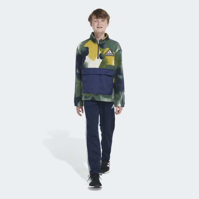 Green Oxide Cosy Fleece Half-zip Popover Adidas