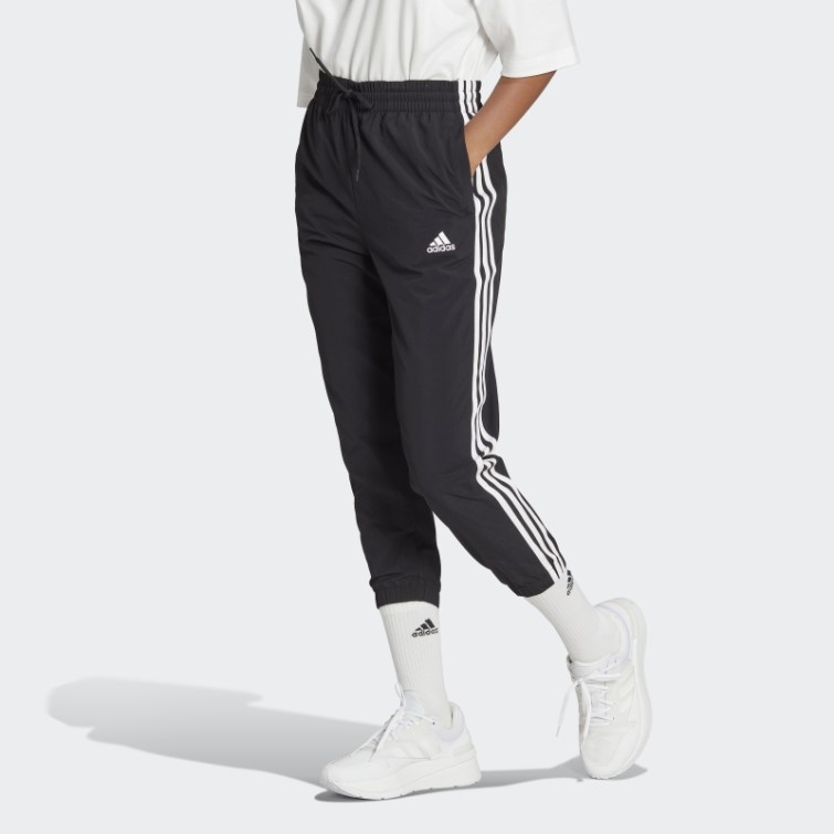 Pantalon 7/8 Tissé à 3 Bandes Essentials Noir Adidas