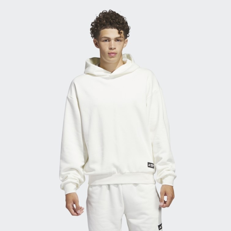 Sweat à Capuche Adidas Légendes Blanc