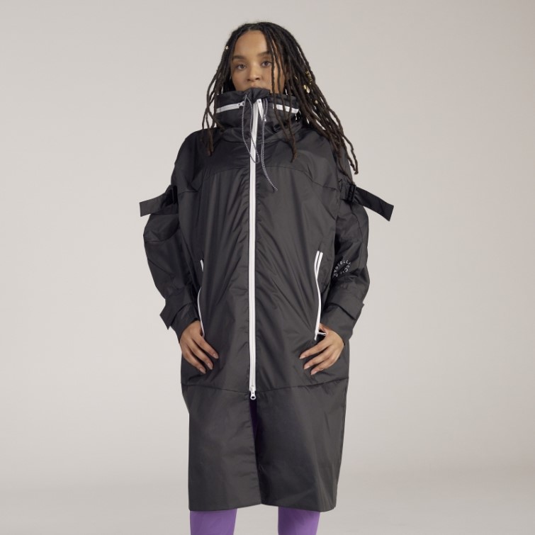 Parka Longue Adidas By Stella Mccartney Noire