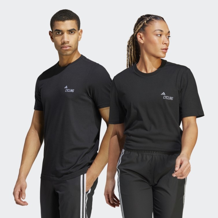 T-shirt Graphique Cyclisme (neutre) Noir Adidas