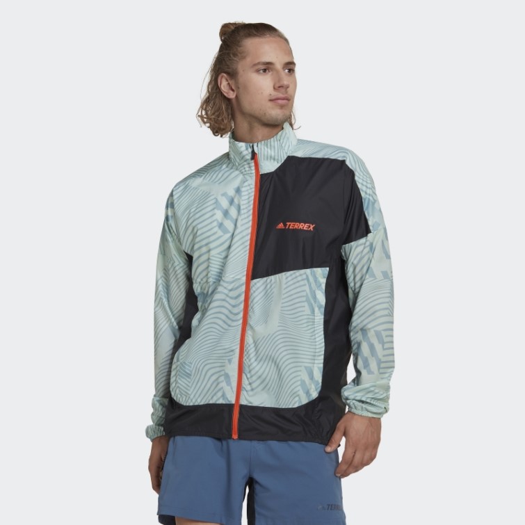 Adidas Terrex Trail Running Coupe Vent Imprimé Gris