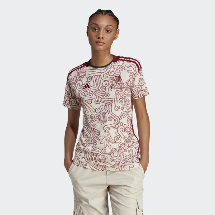 Maillot Extérieur Mexico 22 Adidas Blanc
