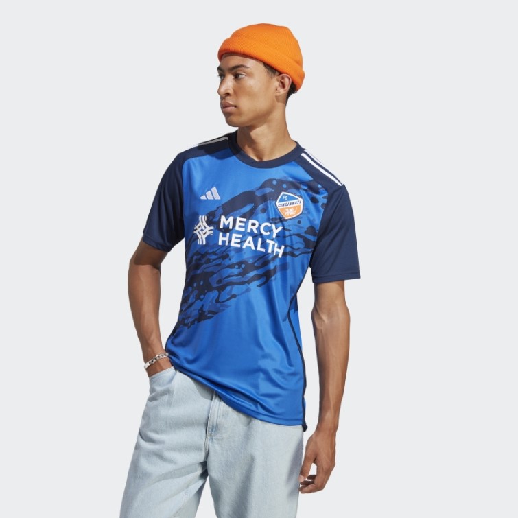 Adidas Maillot Domicile Fc Cincinnati 23/24 Bleu
