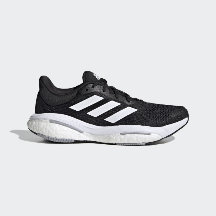 Adidas Solar Glide 5 Chaussures De Course Larges Noires