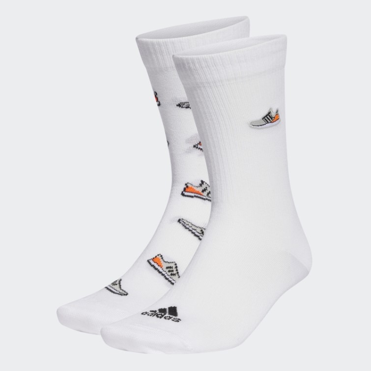 Run X Ultraboost Chaussure Amour Graphique Chaussettes 2 Paires Blanc Adidas