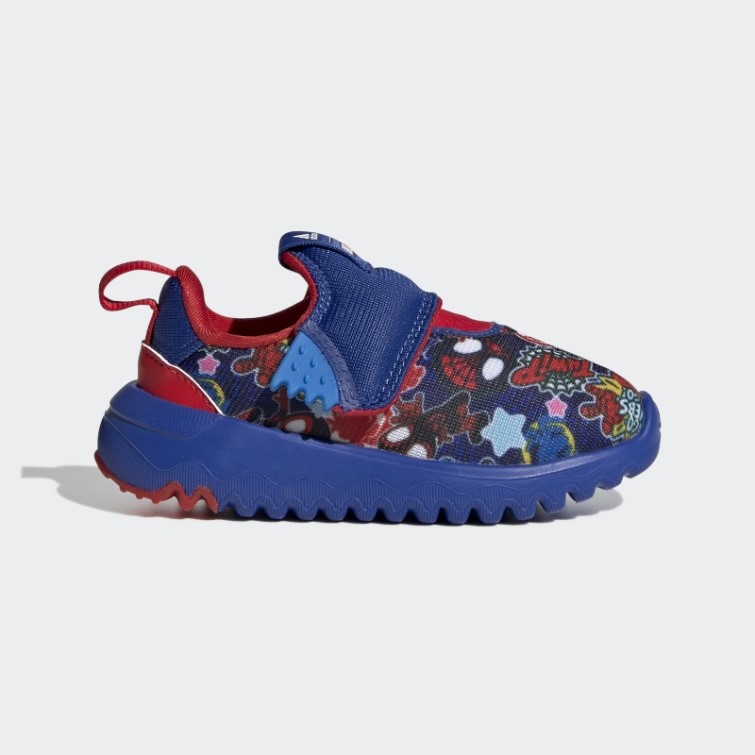 Adidas X Disney Suru363 Spider-man Slip On Infant Chaussure Bleu Royal Chaud