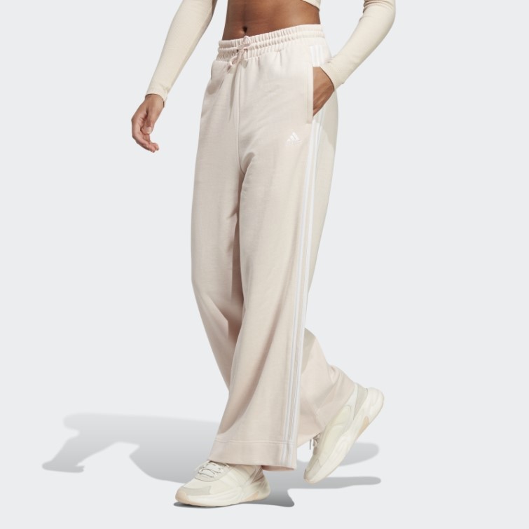 Pantalon Large En Molleton à 3 Bandes Essentials Quartz Adidas