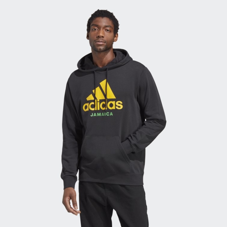 Sweat à Capuche Adidas Jamaica Adn Noir