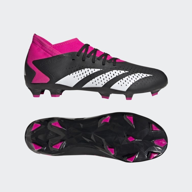 Adidas Predator Precision.3 Chaussures De Sol Ferme Roses