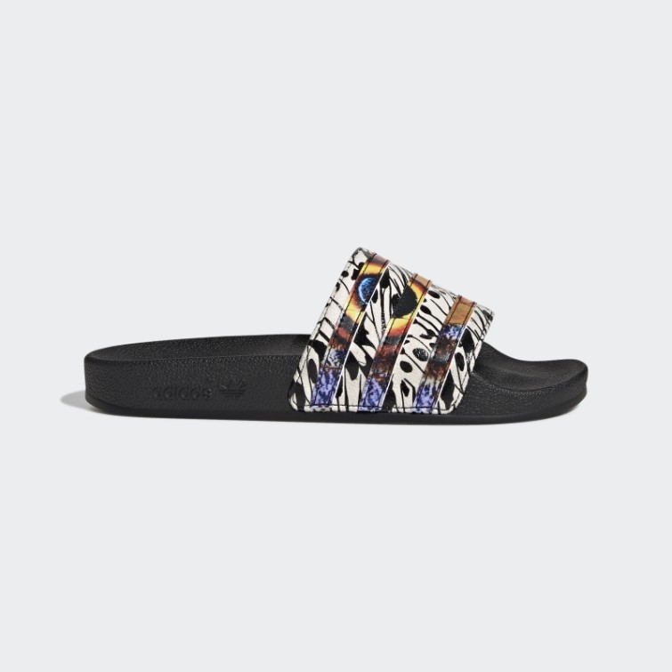 Adidas Adilette Slides Noir/couleur Du Fournisseur