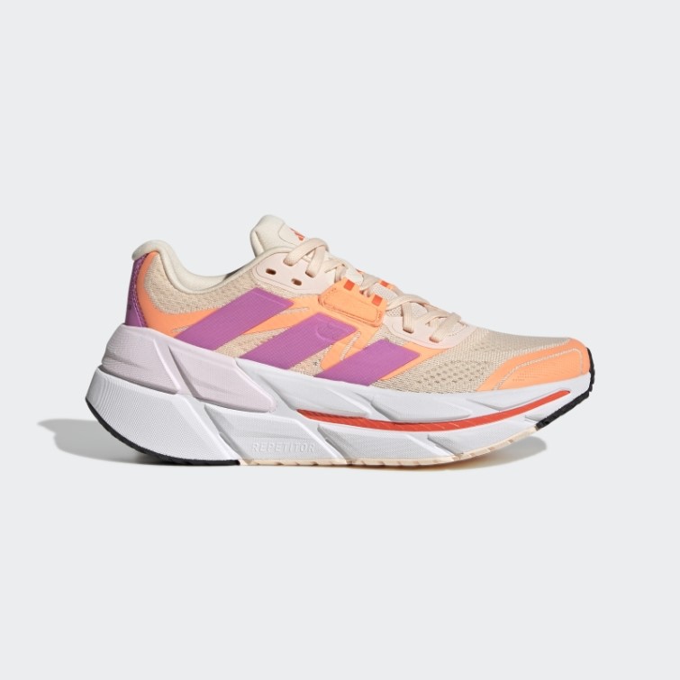 Orange/lilas/orange Rayonnant