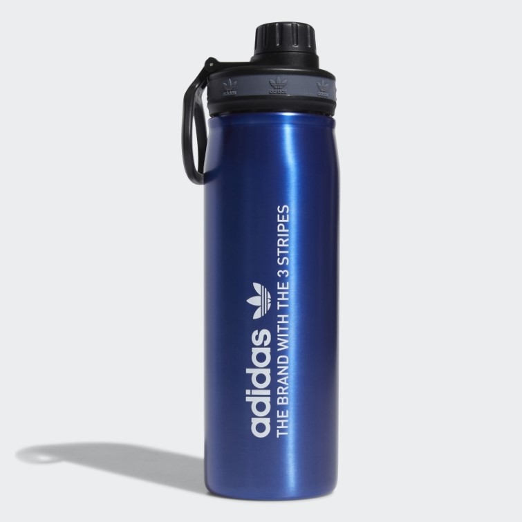 Bidon Métal Acier 600 Ml Bleu Adidas