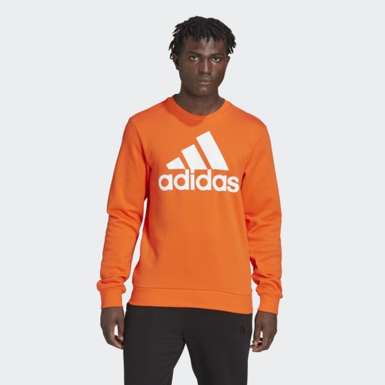 Sweat Adidas Gros Logo Essentials Orange