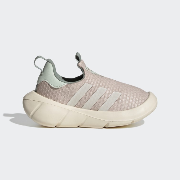 Adidas Taupe Monofit Trainer Lifestyle Chaussures à Enfiler