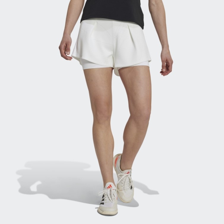 Adidas Short De Tennis London Blanc