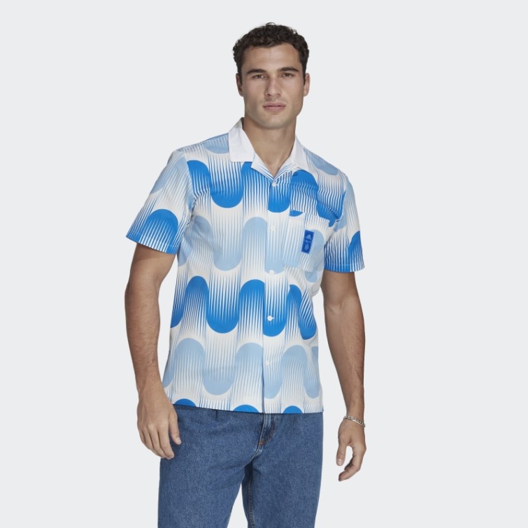 Maillot Espagne Icon Adidas Bahia Bleu Clair