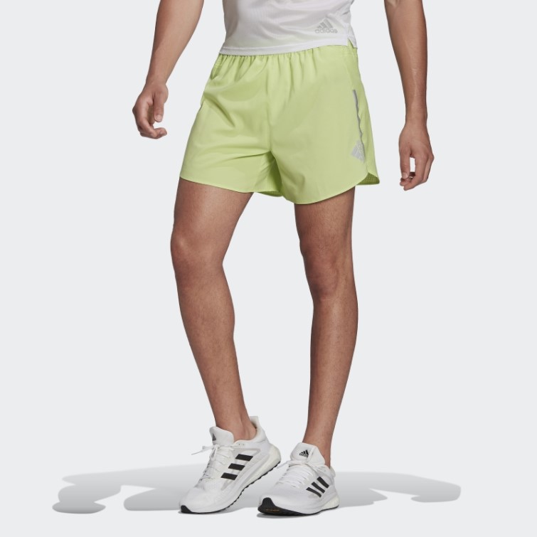 Adidas Designed 4 Short De Course Citron Vert