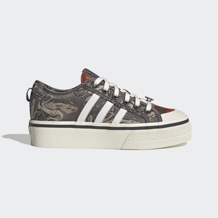 Adidas Nizza Plate-forme Chaussures Orange