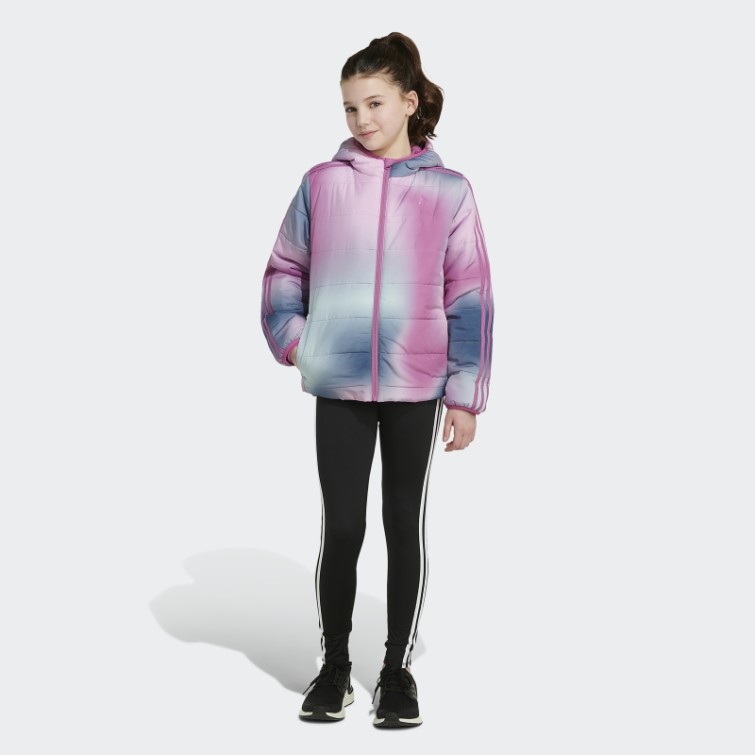 Doudoune Adidas Classic Allover Print Lilas