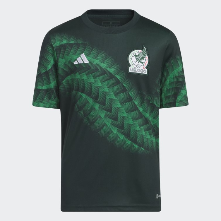 Maillot Pré-match Adidas Mexico Vert Nuit