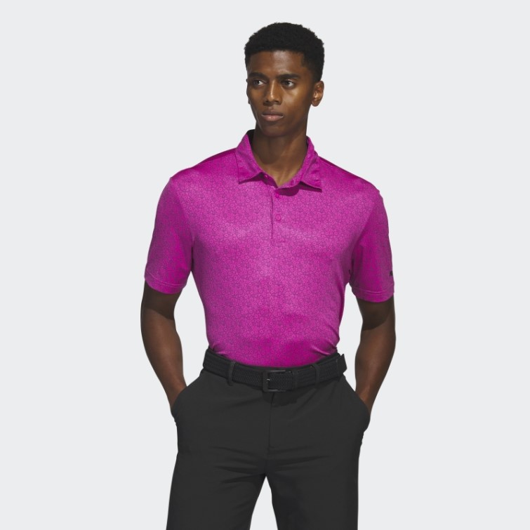 Polo De Golf Imprimé Ultimate365 Fuchsia Adidas