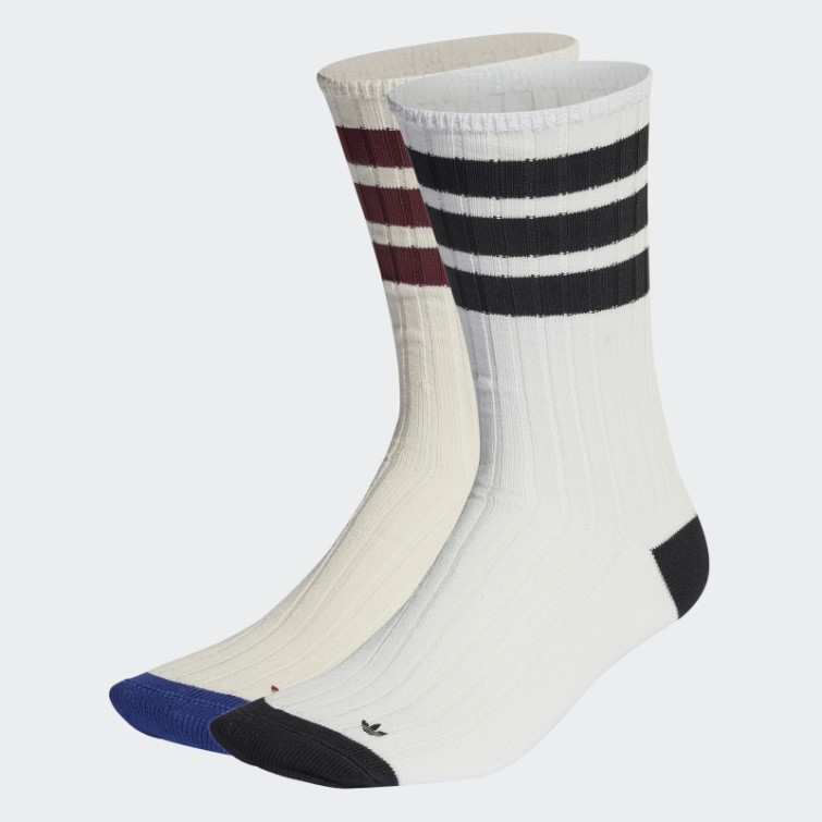 Chaussettes Mi-hautes Adidas Premium Blanches 2 Paires