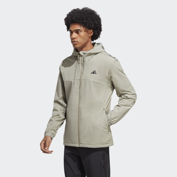 Sweat à Capuche Zippé Adidas Silver Pebble Cold.rdy