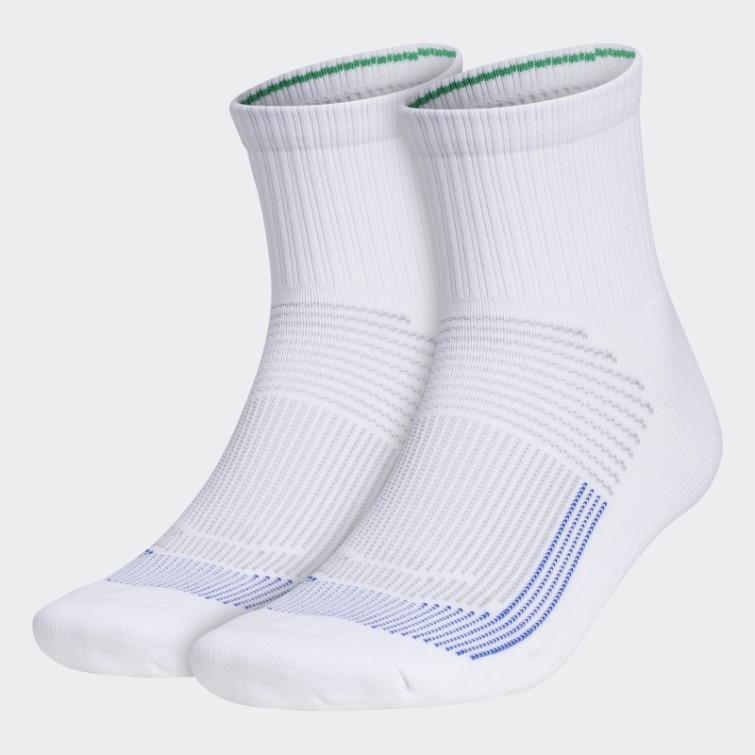 Adidas Superlite Ultraboost Quarter Chaussettes Blanches 2 Paires