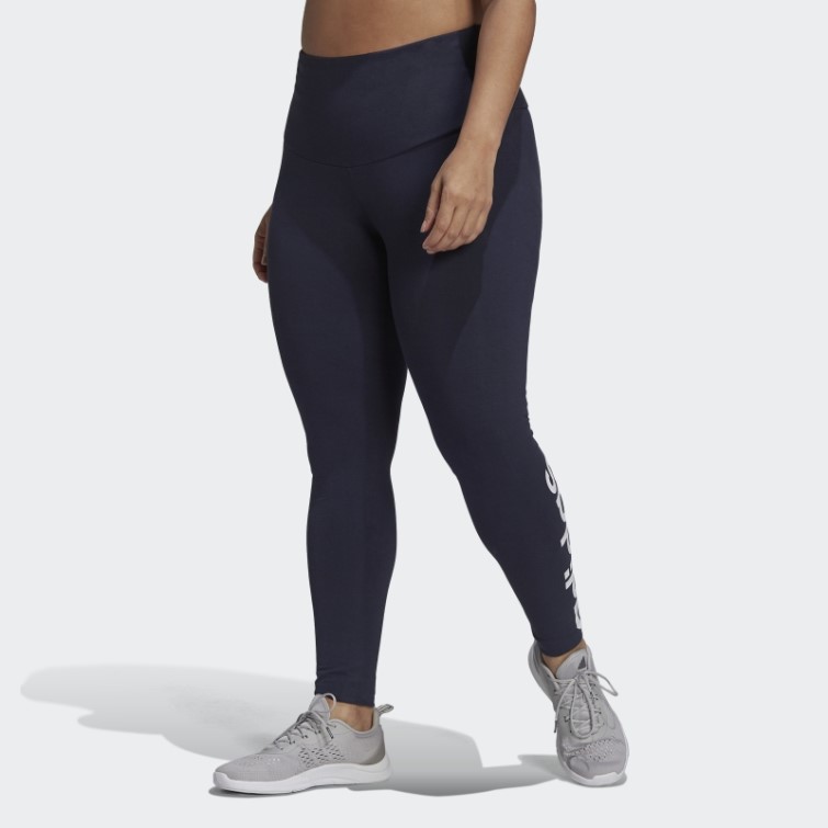 Legging Taille Haute à Logo Essentials (taille Plus) Adidas Ink