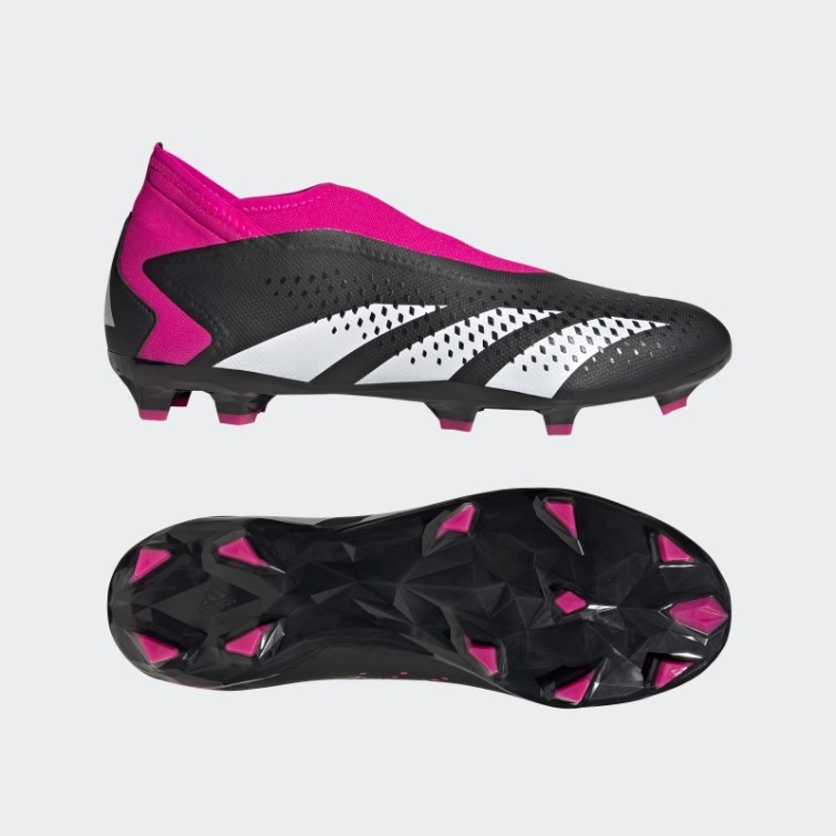 Predator Precision.3 Chaussures De Football Sans Lacets Pour Terrain Sec Noir Adidas