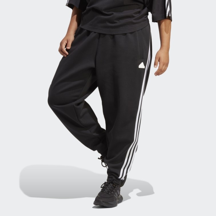 Adidas Pantalon Regular Noir à 3 Bandes Future Icons (grande Taille)