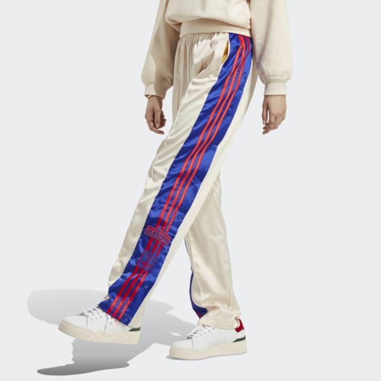 Adidas Pantalon Adibreak Satin Blanc