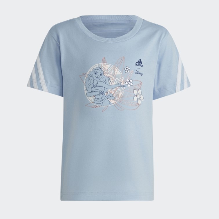 Adidas Disney Moana T-shirt Bleu Aube
