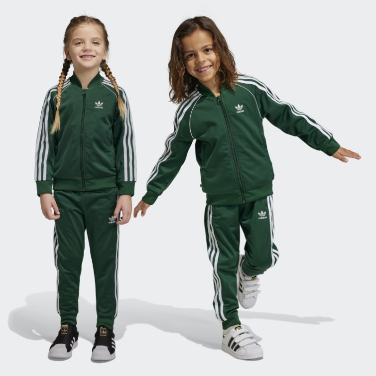 Adidas Survetement Adicolor Sst Vert Fonce