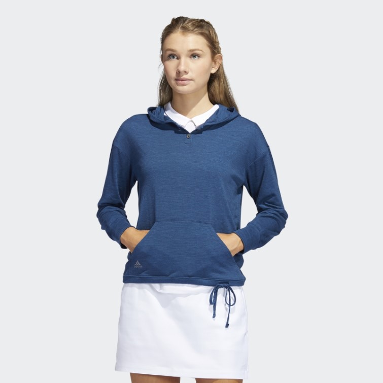 Sweat à Capuche Flammé Bleu Marine Adidas