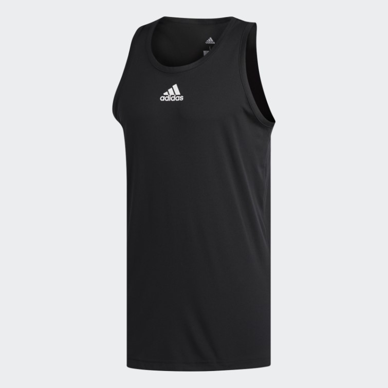 Adidas Débardeur Chiné Noir