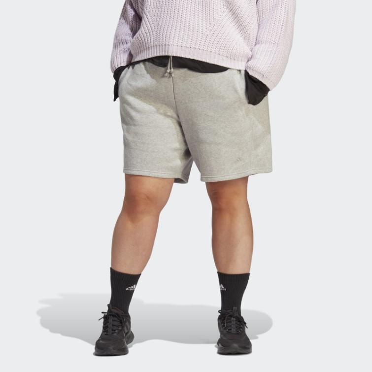 Short En Molleton All Szn (taille Plus) Adidas Mode Gris Moyen