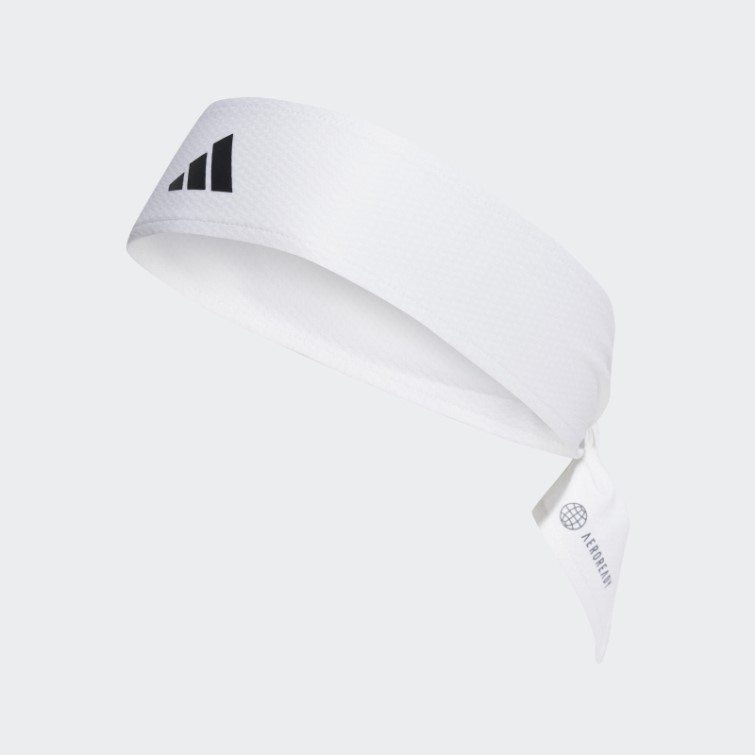 Bande De Cravate Tennis Adidas Aeroready Blanche