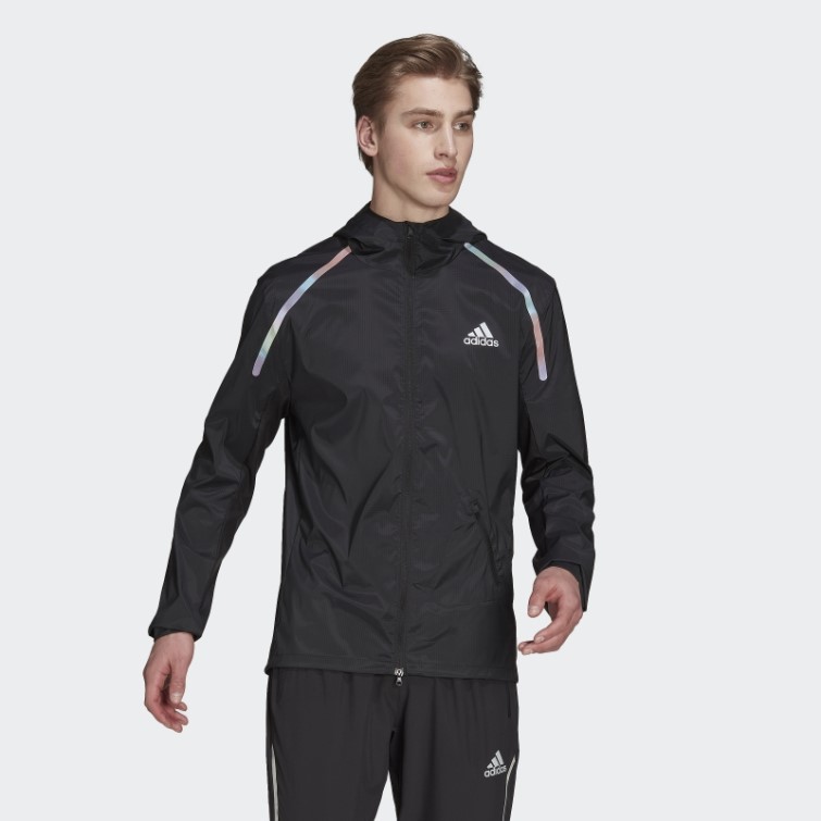 Adidas Marathon Veste De Course Noir