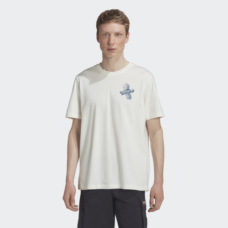 Adidas T-shirt Aventure Trail Blanc Chaud